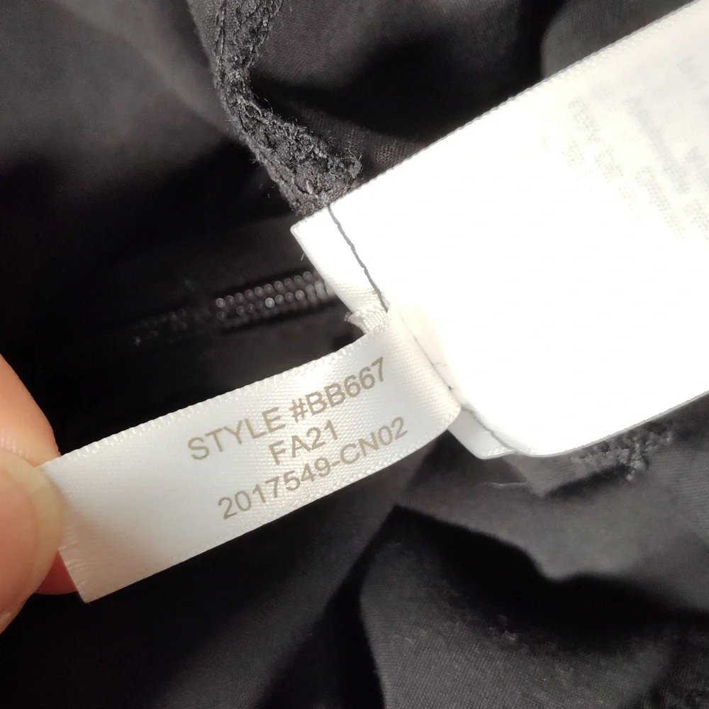 J. Crew Puff-Sleeve Tiered Midi Dress Black S - Picture 11 of 11